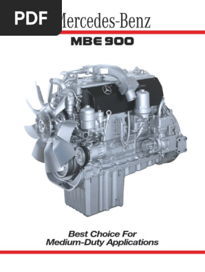 Mercedes Benz Brocure Mb900 Internal Combustion Engine Turbocharger