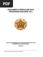 Kurikulum SI 2016 FMIPA UGM PDF