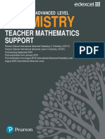 Chemistry Teacher Mathematics Support Guide