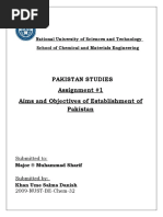 Download Objectives of Establishment of Pakistan by Khan Ume Salma Danish SN39686793 doc pdf