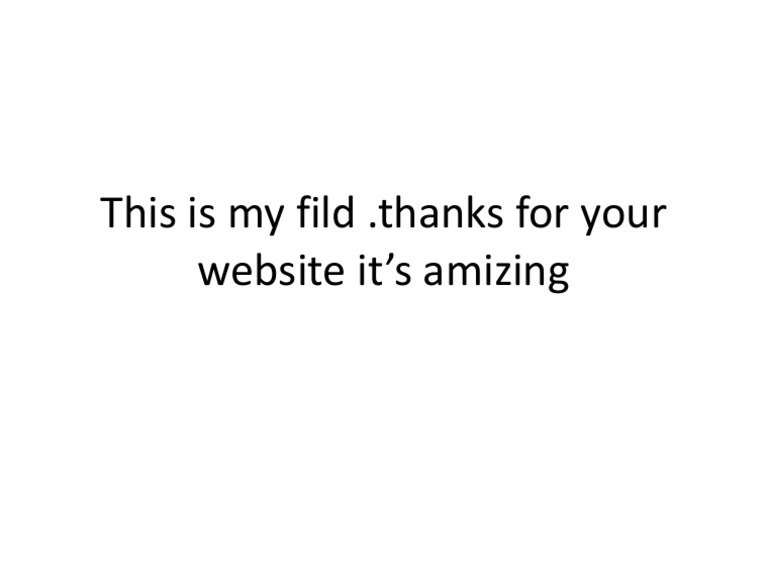 Frank Fild's Amazing Fild | PDF