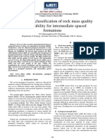 A Geological Classification of Rock Mass Quality and Blast Ability For Intermediate Spaced Formations