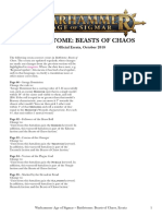 Age of Sigmar Beasts of Chaos Errata en PDF