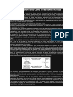 Ecuaciones Diferenciales Como Modelos Matemáticos