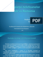 Analiza Pieţei Telefoanelor Mobile in Romania