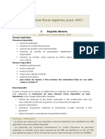 Systeme Fiscal Algerien 2017 PDF