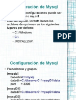 Configuracion de Mysql