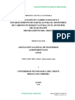 Propuesta Capacitación y Establecimiento de 1 PPC E - Medio Baudó (Chocó)