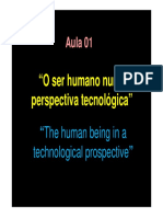 01 - O Ser Humano Numa Pespectiva Tecnológica