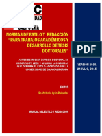 MANUAL DE Estilo y Redacción, 2015 PDF