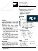 Model SM7 User Guide: Specifications Type Frequency Response