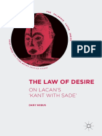 Nobus, Dany-The Law of Desire - On Lacan's 'Kant With Sade'-Springer Science and Business Media - Palgrave Macmillan (2017) PDF