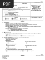 California Judgement Form JUD-100 | PDF | Complaint | Judgment (Law)