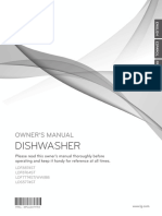 LG Dishwasher LDF7774ST Owner's Manual (English)