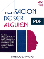 La Sensacion de Ser Alguien Maurice e Wagner PDF