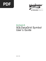 Sqldatagrid Symbol User'S Guide: Archestra