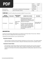 SOP 08 Batch Process Control