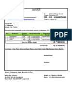 contoh format invoice