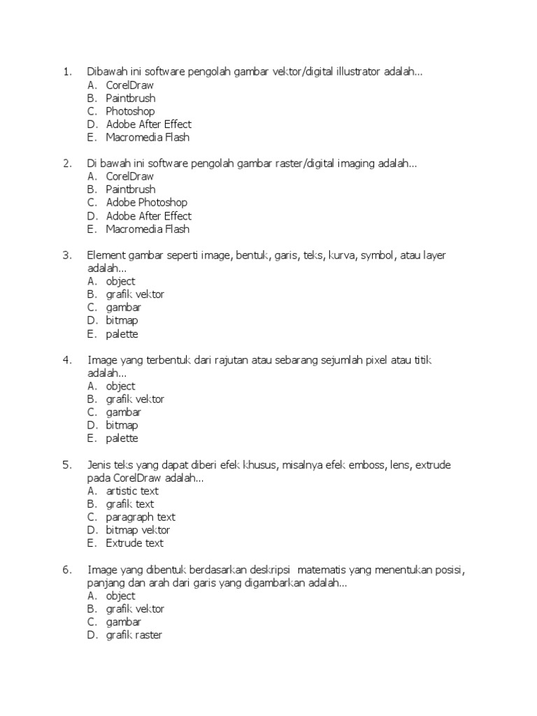 39++ Di bawah ini software pengolah gambar vektor atau digital illustrator adalah ideas in 2021 