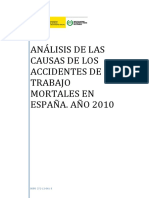 Analisis Causas Aatt Mortales España PDF