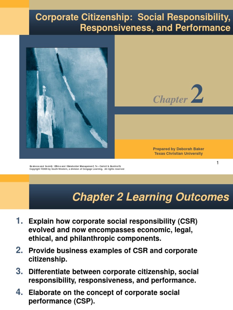 carrolls four part model of corporate social responsibility