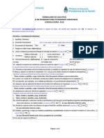 Formulario de Solicitud _MEXICO_ 2019