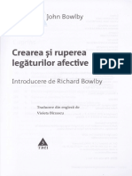 Crearea Si Ruperea Legaturilor Afective - John Bowlby