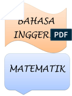 Bahasa Inggeris Matematik