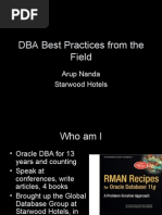 Download Oracle DBA Best practices by vrbala SN3968887 doc pdf