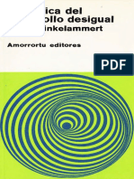 Hinkelammert Franz, Dialéctica Del Desarrollo Desigual
