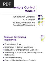 Lecture Series6 - EOQInvModels