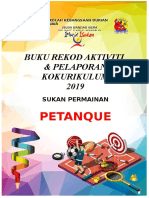 Cover Buku Aktiviti sukan Permainan