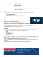 Electrical Testing Method Statement PDF