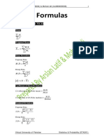 STA301 Formulas Definitions 01 To 45