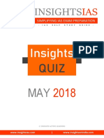 Insight quiz Month Of May '18