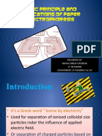 Basic Principle and Applications of Paper Electrophoresis