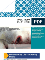 Trauma Thorax Atls 9 Edition: Amatillah Raifah