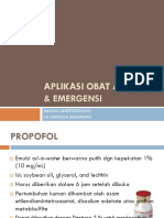 1.1. Aplikasi Obat-obat Anestesi dan Emergency (dr. Dian Ayu).pptx