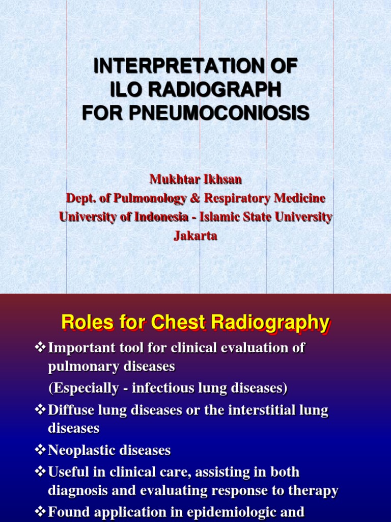 ILO Radiograph Interpretation for Pneumoconiosis | PDF | Pulmonology ...