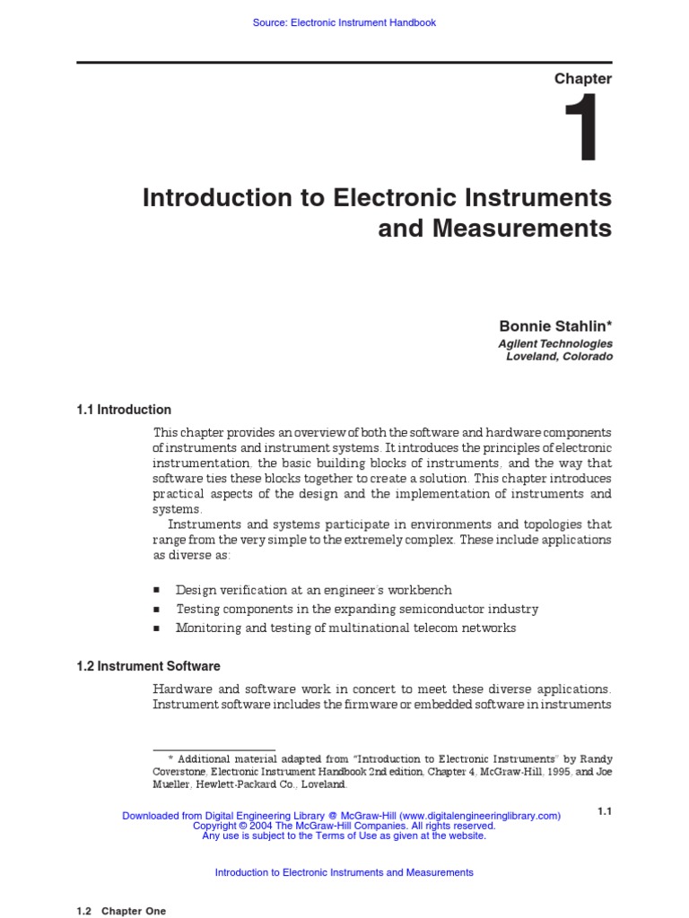 Electronic Instrument Handbook Third Edition PDF Analog To Digital