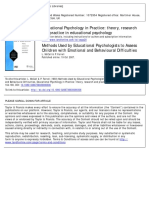 Educational Psychology in Practice: Theory, Research and Practice in Educational Psychology