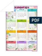 Calendar 2019