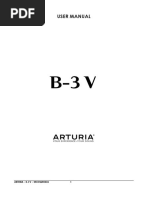 Arturia - B-3 V - User Manual 1