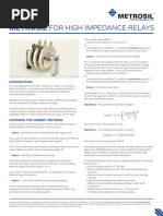 Metrosil Relays Datasheet PDF