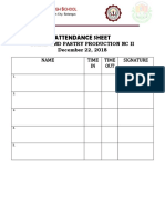 Faci Attendance Sheet