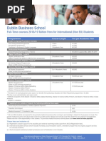  DBS International Fees Ireland