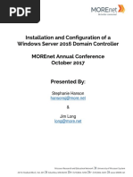 Install & Secure Windows Server 2016 Domain Controller PDF