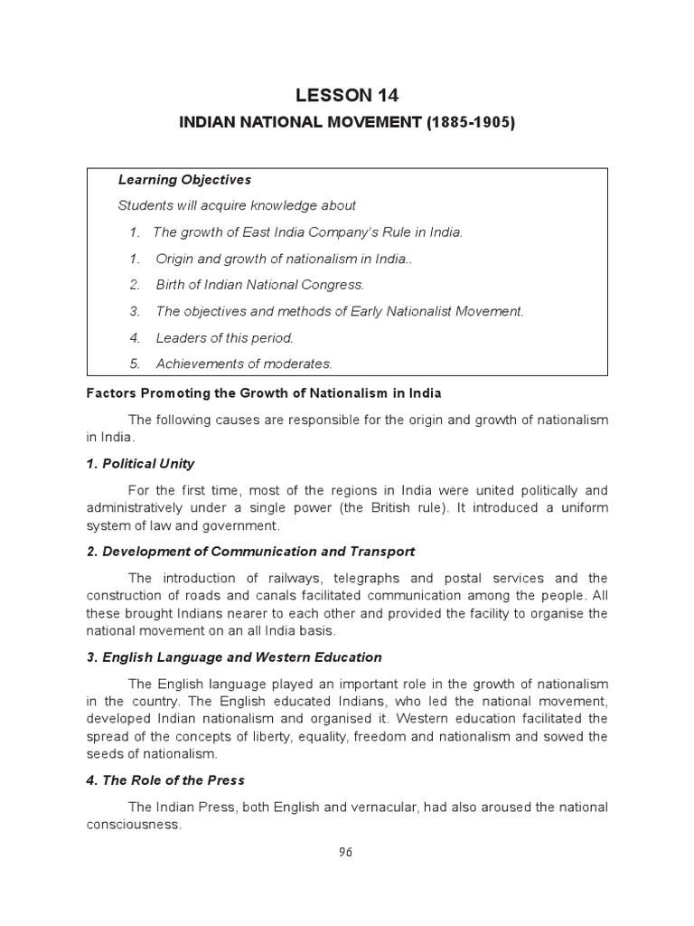 1inm 1885 1905 | PDF | British Raj | Indian National Congress