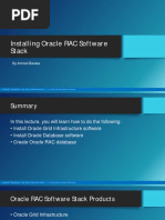 Installing Oracle RAC Software Stack