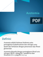 Azotemia Definisi